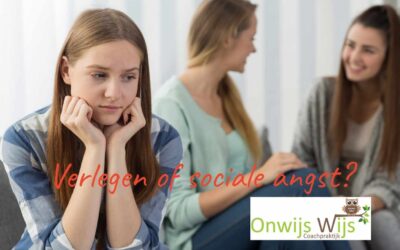 Is mijn kind verlegen of heeft het sociale angst?